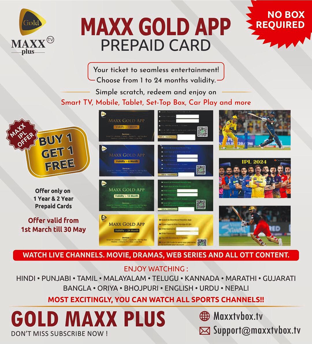 Maxx Pre paid card